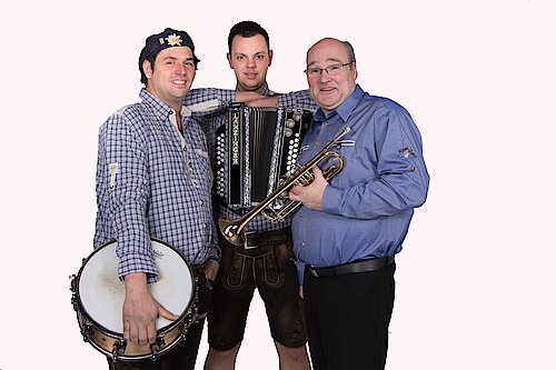 Persfoto van Die Limburger Buben, Oktoberfest band bij Oktoberfeestartiesten.nl