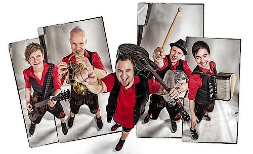 Persfoto van Allgäu Power Oktoberfest band bij OktoberfeestArtiesten.nl