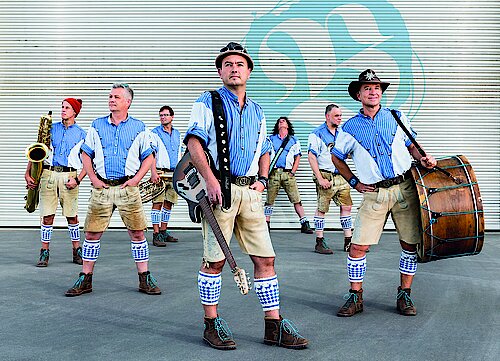 Blech Blosn, Dé oktoberfest band uit Zuid Duitsland. 