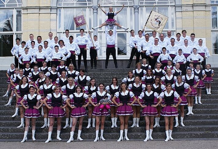 Foto van De Höppemötzjer, Duitse dansgroep voor carnaval of oktoberfest